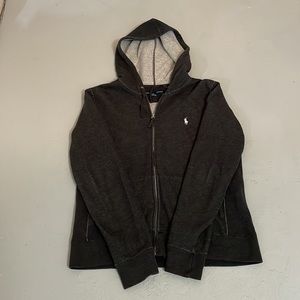 Ralph Lauren Sport women’s zip up hoodie size large ash gray.